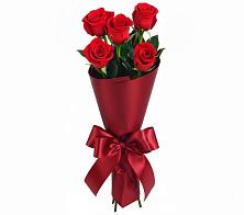 Букет 5 Красных роз Эдлесс Лав в Большеречье