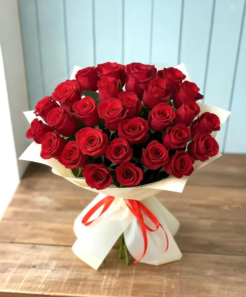 Букет 29 Красных роз в Большеречье
