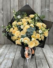 Букет цветов из:  Розы и Лизиантусы в Большеречье