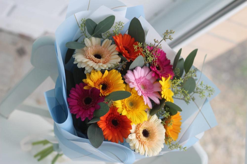 Букет цветов из: Герберы в Большеречье