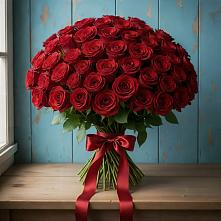 Букет Красные розы Блэк Меджик в Большеречье