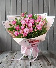 Букет Розовый кустик в Большеречье