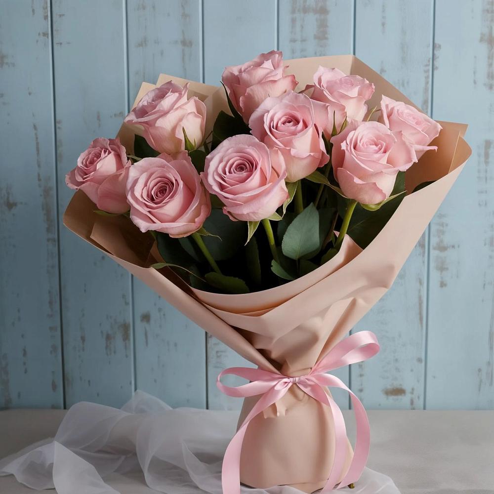 Букет цветов из: Розы в Большеречье