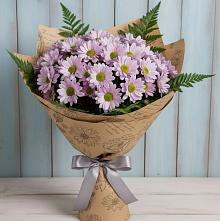 Букет цветов из:  Хризантемы в Большеречье