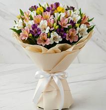 Букет цветов из:  Альстромерии в Большеречье