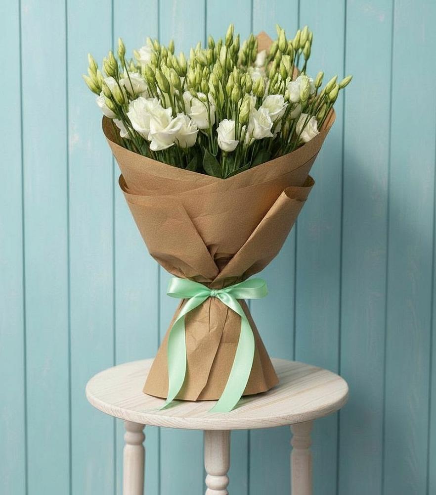 Букет цветов из: Лизиантусы в Большеречье