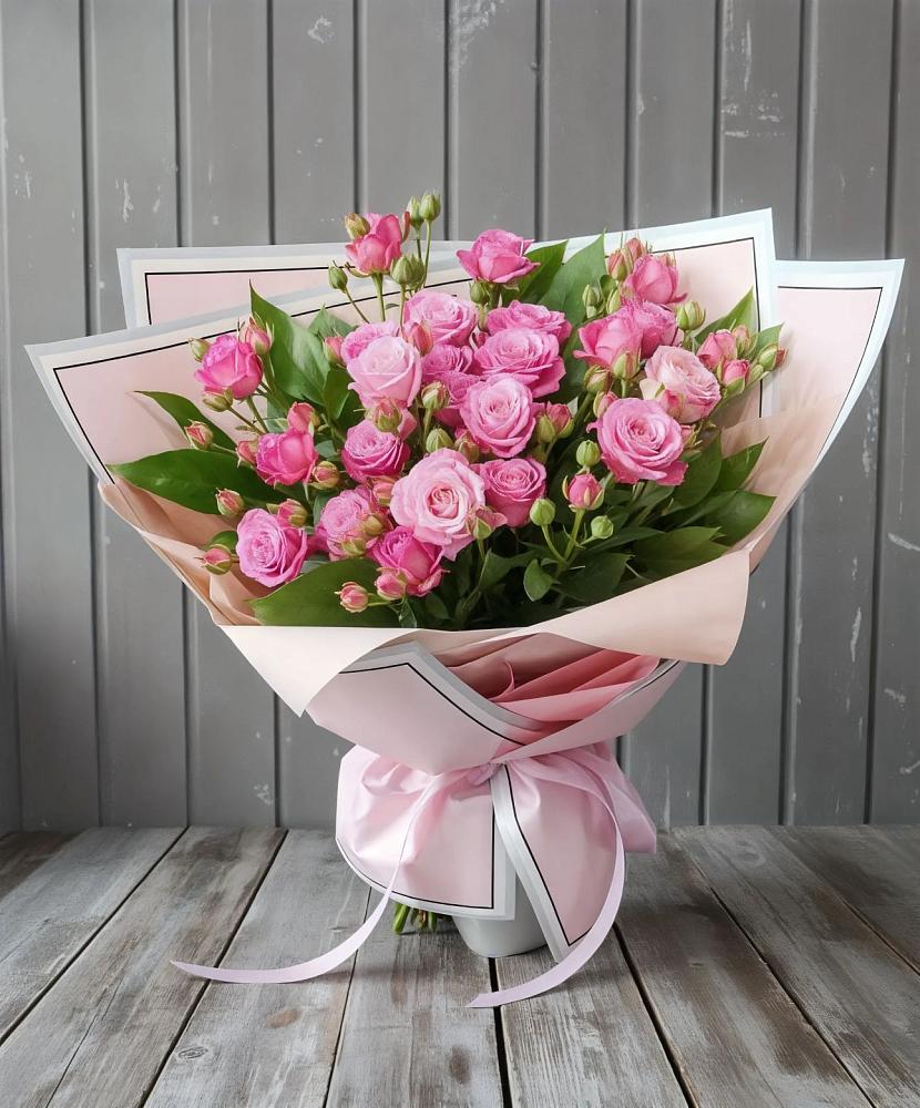 Букет Розовый кустик в Большеречье