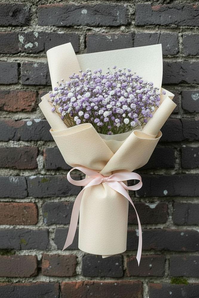 Букет цветов из: Гипсофила в Большеречье