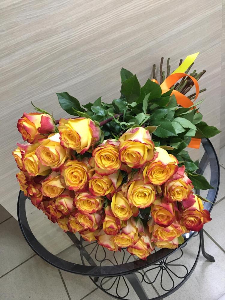 Букет Желтые розы в Большеречье