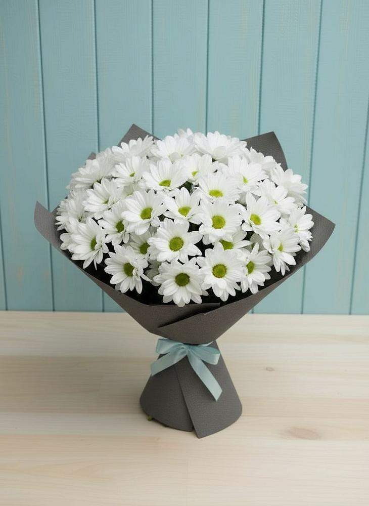 Букет цветов из: Хризантемы в Большеречье