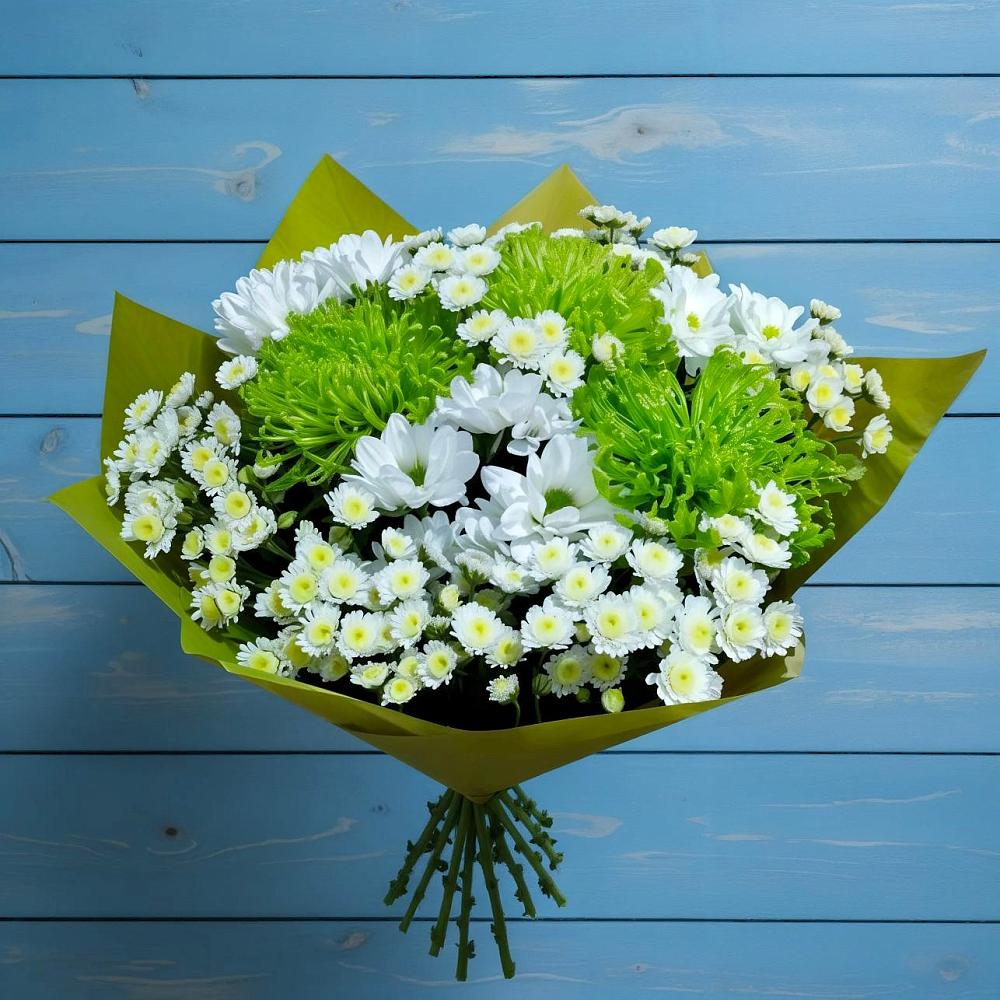 Букет цветов из: Хризантемы в Большеречье