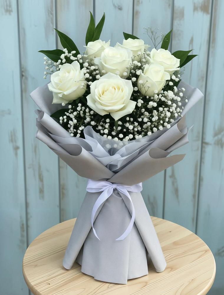 Букет цветов из: Розы в Большеречье