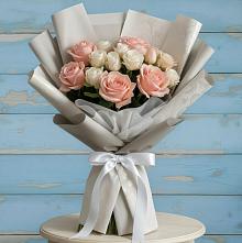 Букет цветов из:  Розы в Большеречье