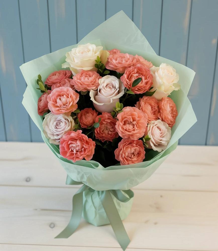 Букет цветов из: Розы в Большеречье