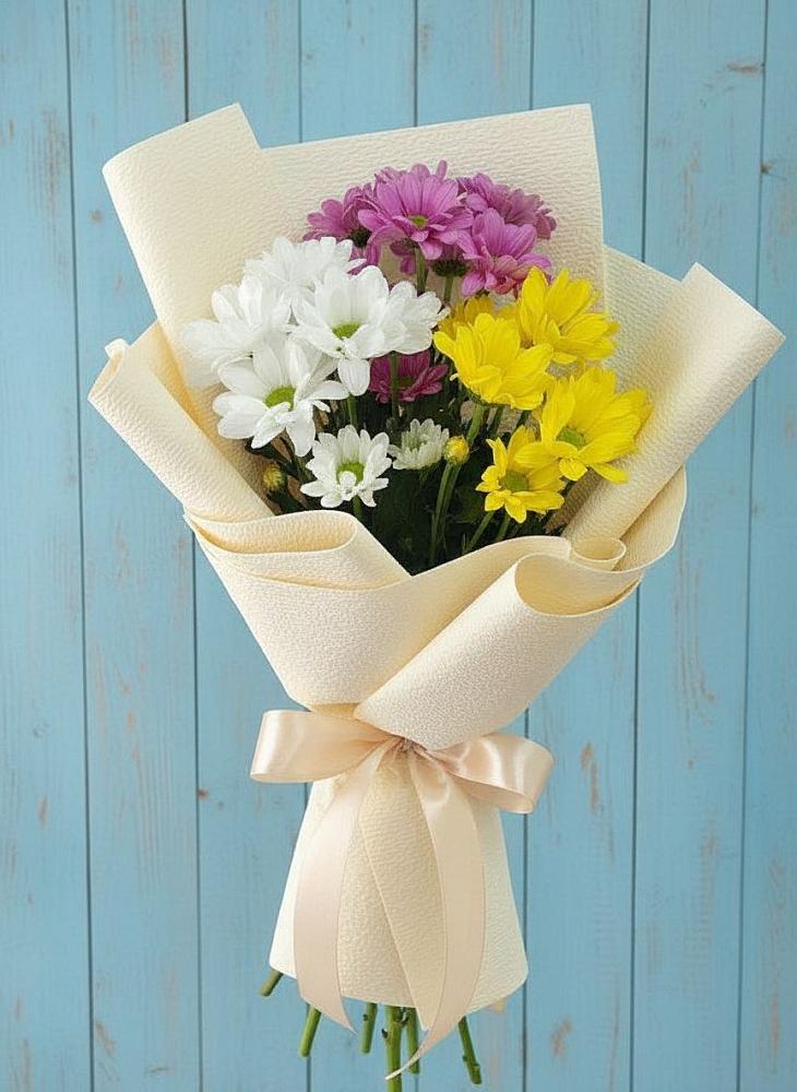 Букет цветов из: Хризантемы в Большеречье