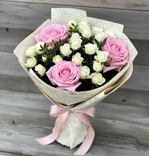 Букет цветов из:  Розы в Большеречье