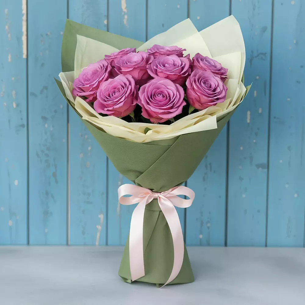 Букет Розы Фёрст Леди в Большеречье