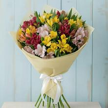 Букет цветов из:  Альстромерии в Большеречье