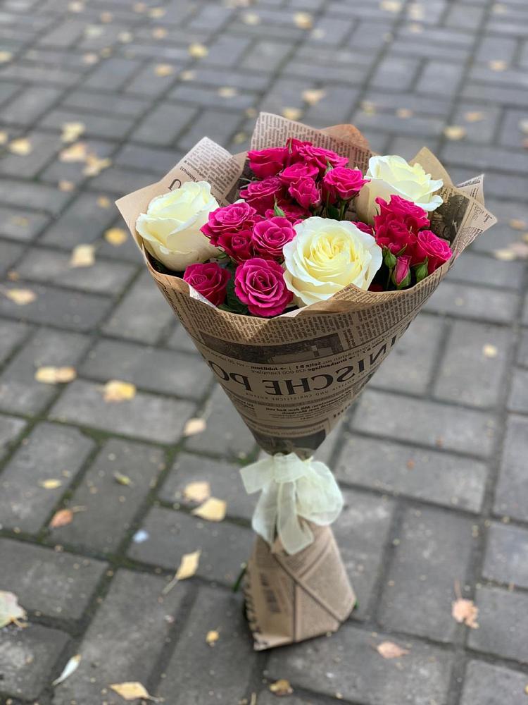 Букет цветов из: Розы в Большеречье