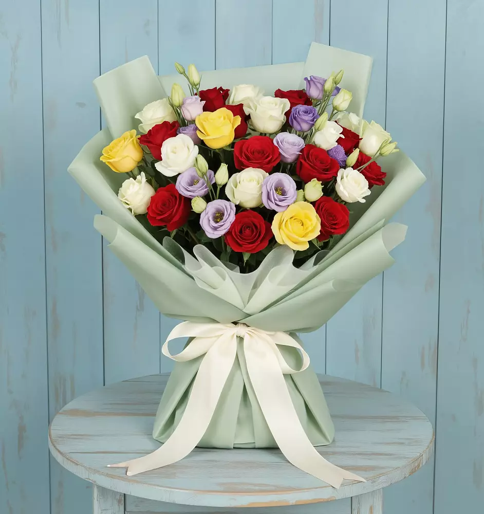 Букет цветов из: Розы в Большеречье