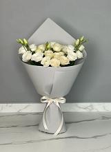 Букет цветов из:  Розы и Лизиантусы #REPLACE_PRED# Большеречье